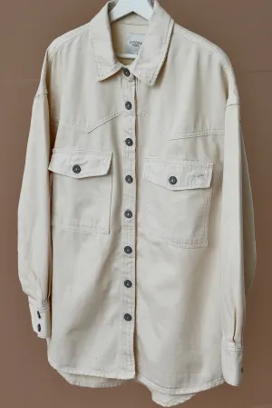 ABBEY OVERSIZED DENIM SHIRT