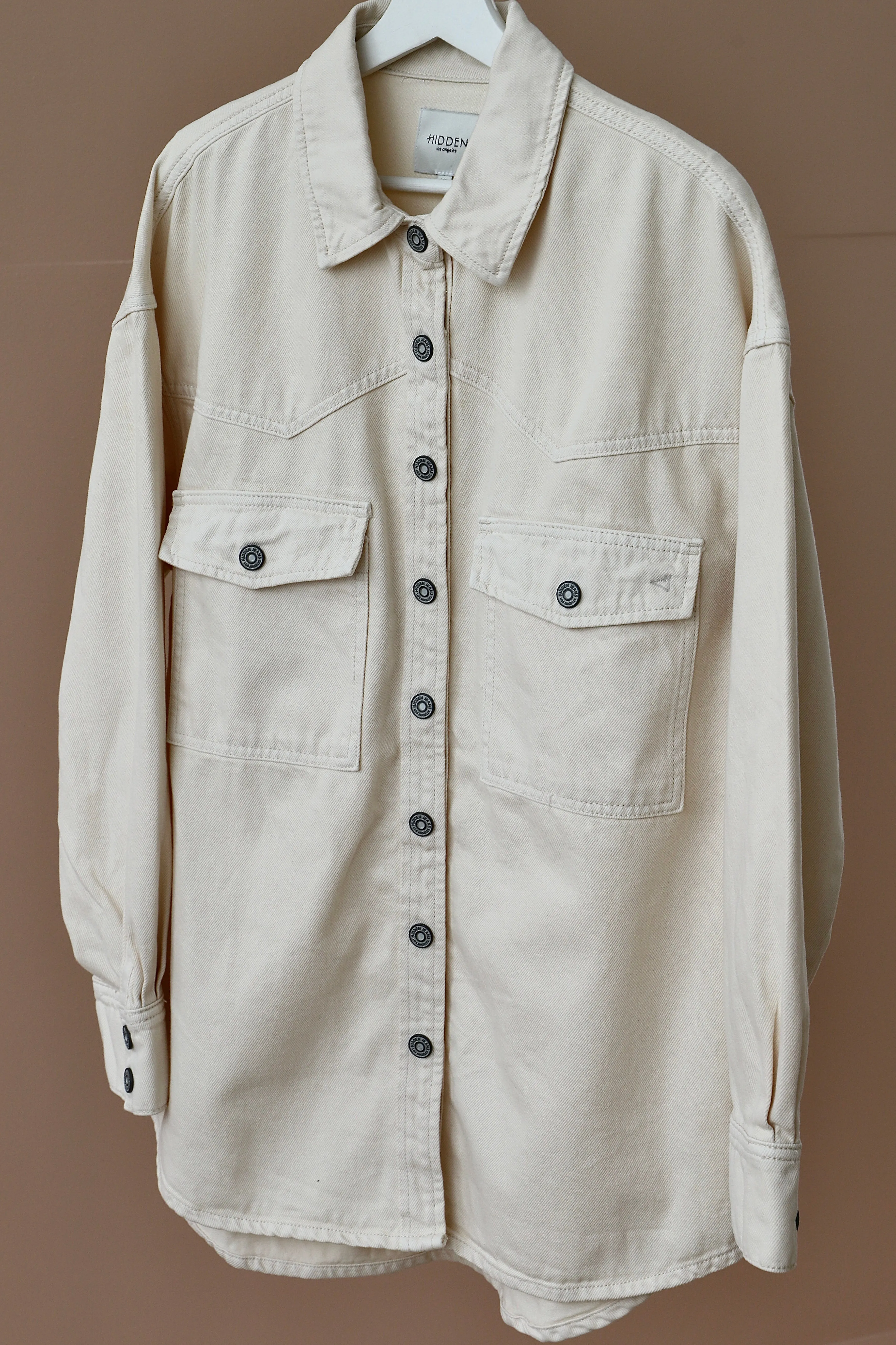ABBEY OVERSIZED DENIM SHIRT