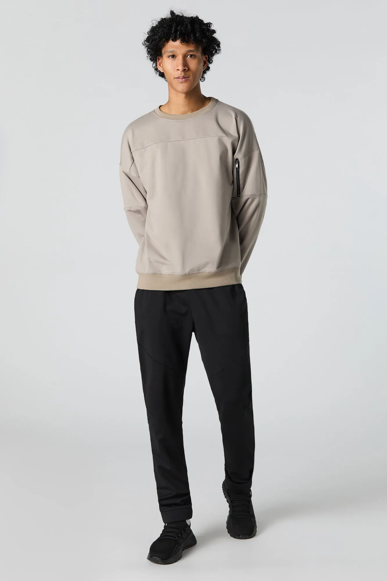 Active Zip Pocket Sweatshirt