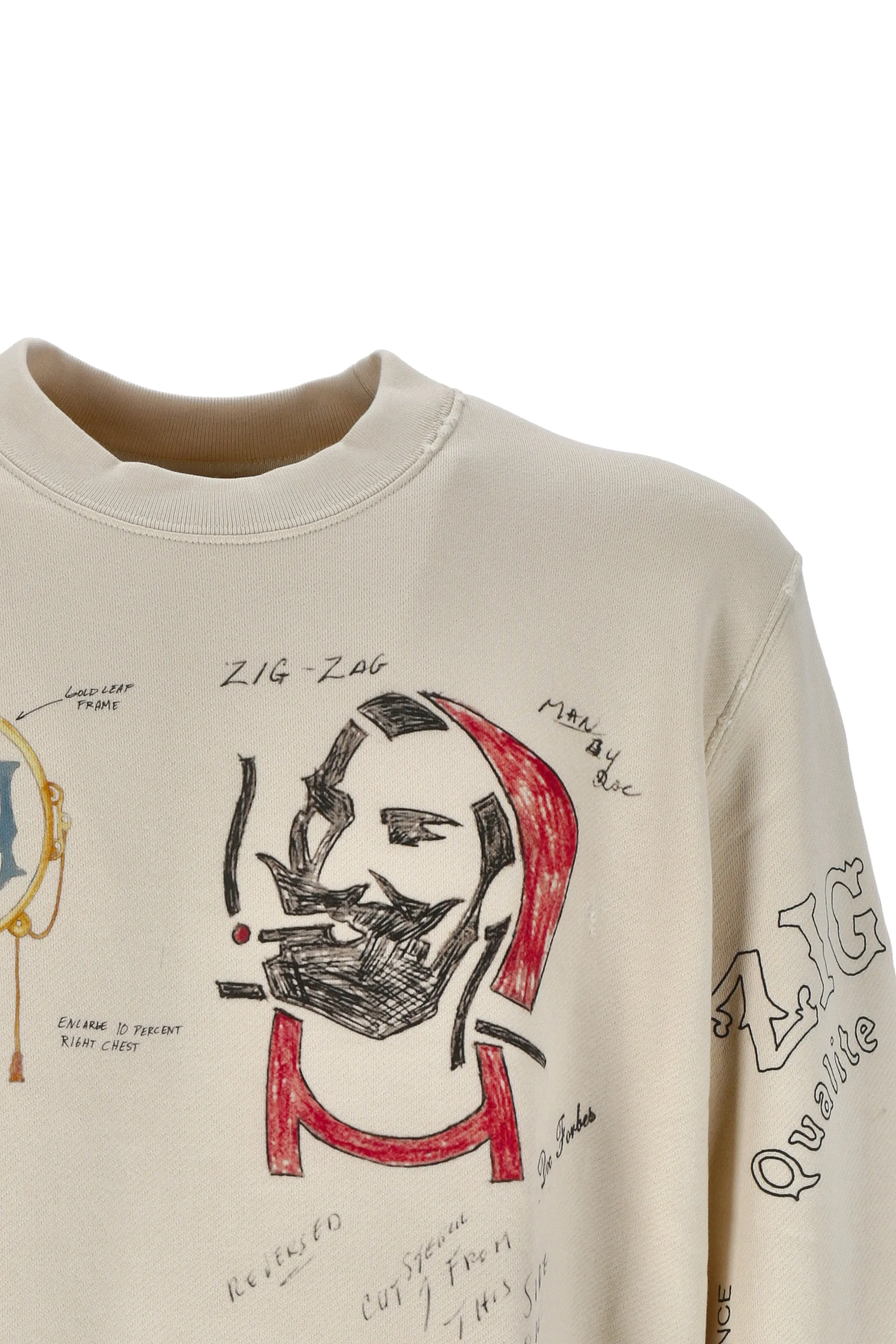 Amiri Graphic Print Crewneck Sweater