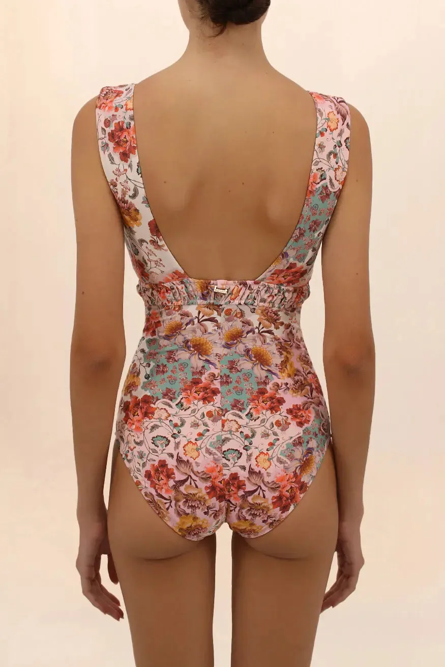 AURORA V-NECK ONE-PIECE SWIMSUIT