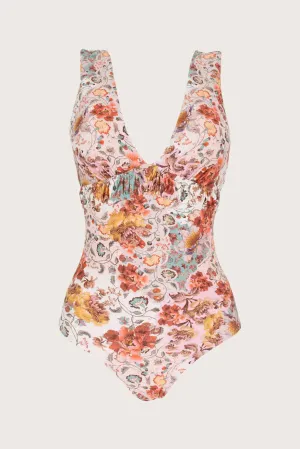 AURORA V-NECK ONE-PIECE SWIMSUIT