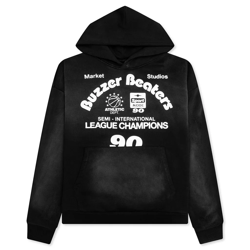 Buzzer Beaters Hoodie - Washed Black