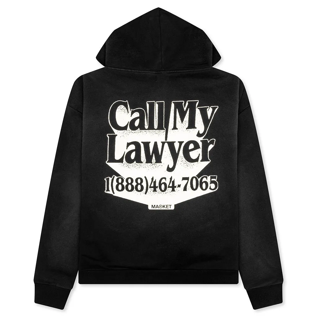 Call My Lawyer 3D Hoodie - Jet Set Black