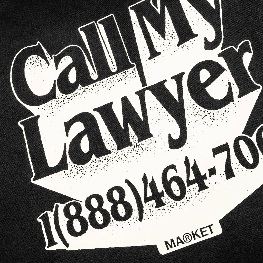 Call My Lawyer 3D Hoodie - Jet Set Black