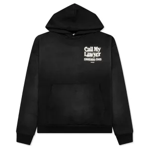 Call My Lawyer 3D Hoodie - Jet Set Black