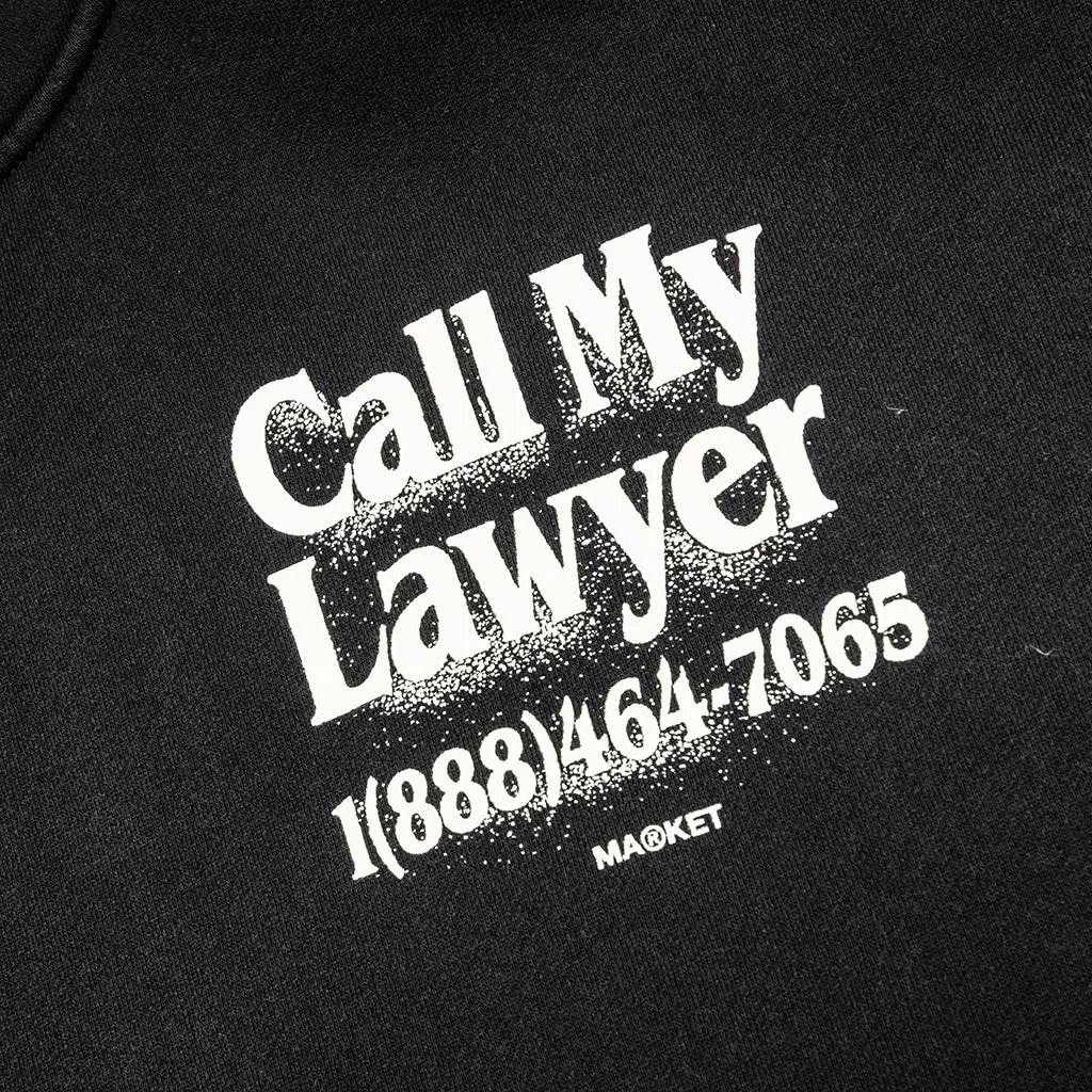 Call My Lawyer 3D Hoodie - Jet Set Black