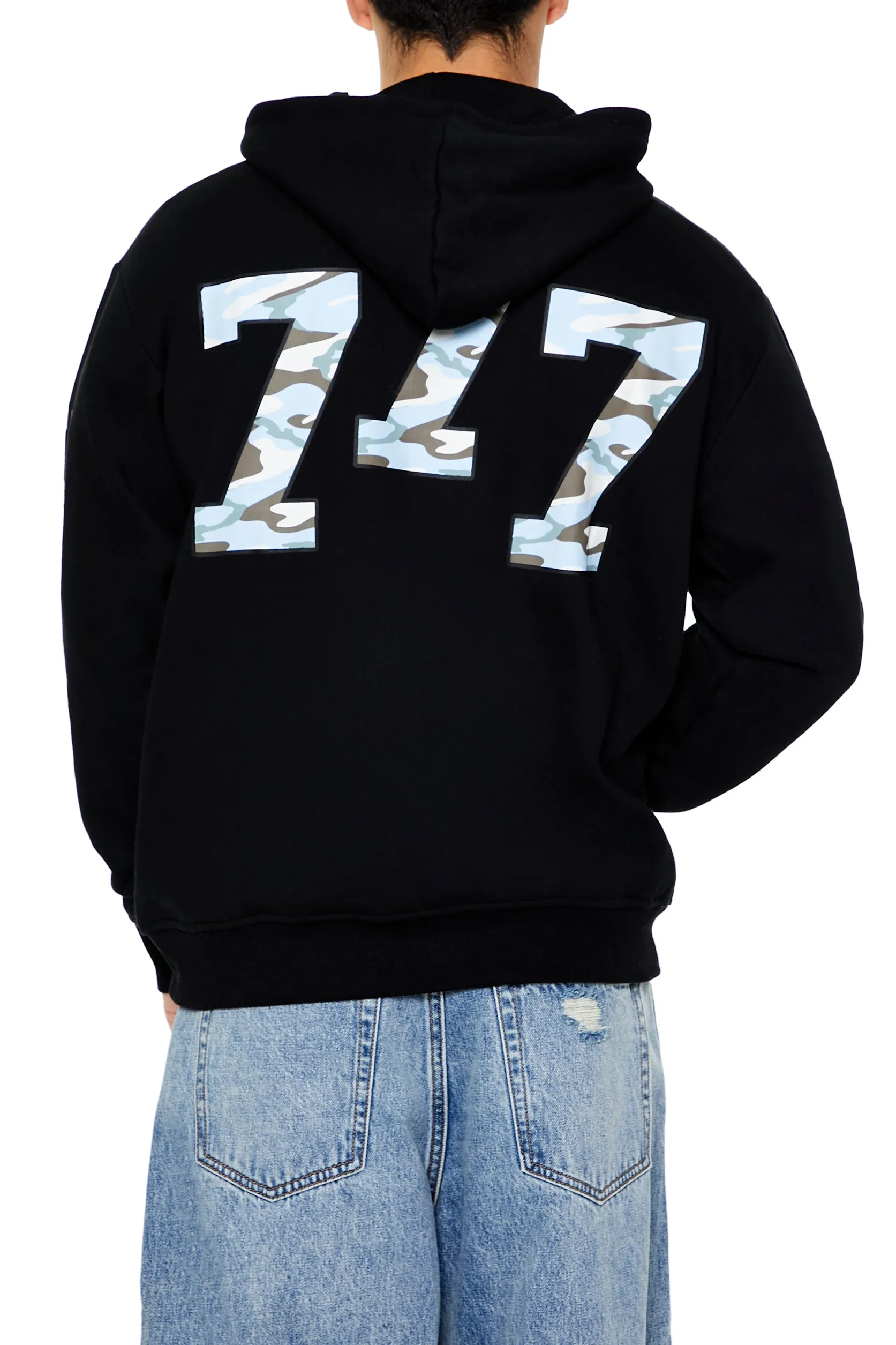 Camo Good Faith Embroidered Hoodie