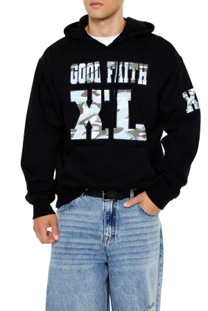 Camo Good Faith Embroidered Hoodie
