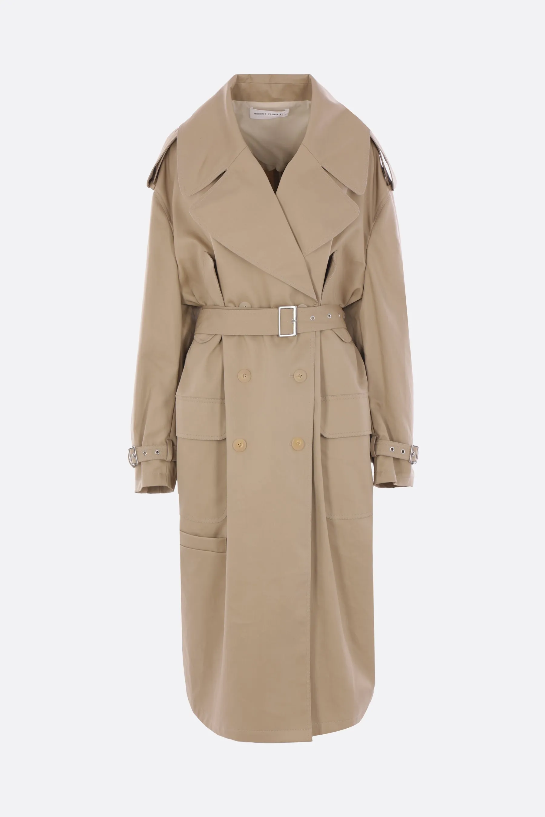 Cavo oversize trench coat in twill