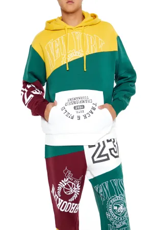 Colourblock New York Hoodie