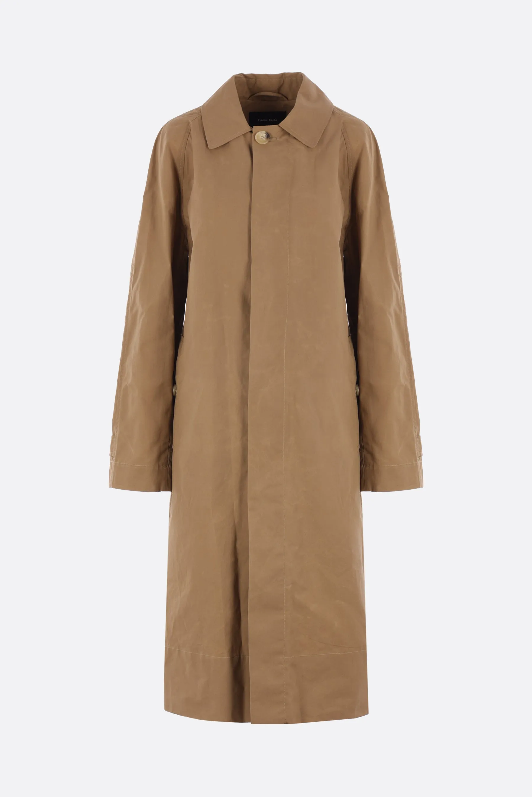 cotton trench coat with Daisy embroidery