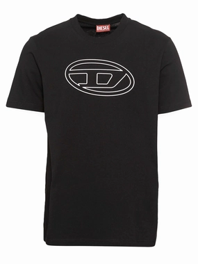 Diesel Logo Printed Crewneck T-Shirt