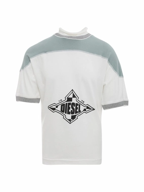 Diesel T-Ollar Logo Printed T-Shirt
