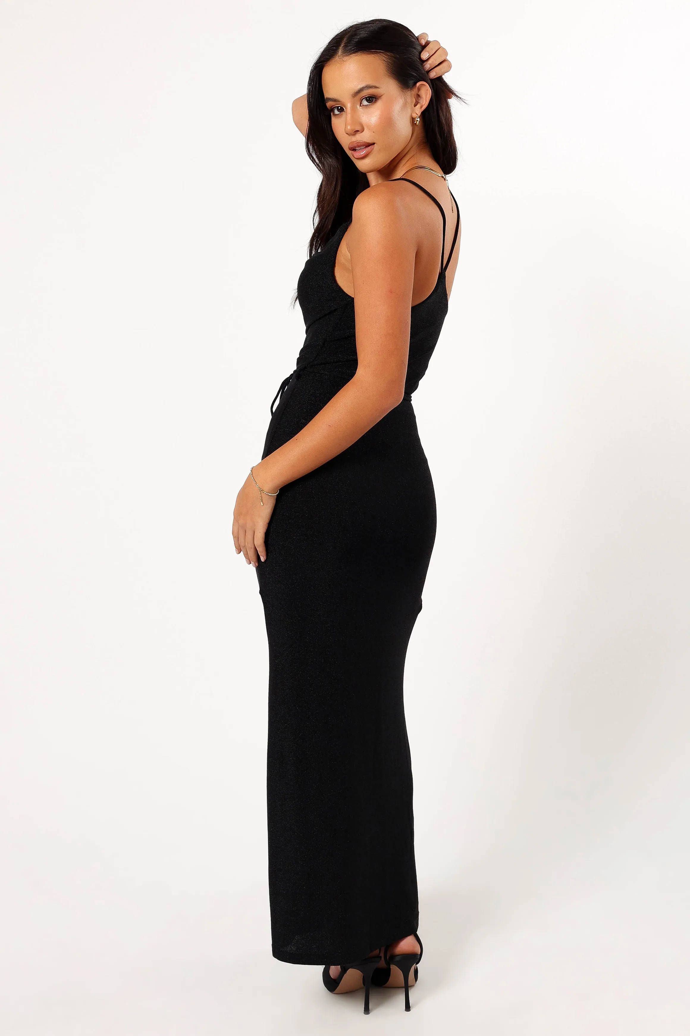 Emily Midi Dress - Black