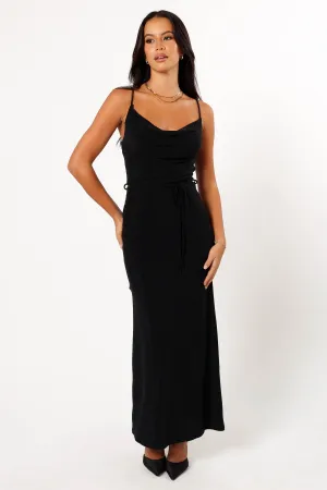 Emily Midi Dress - Black