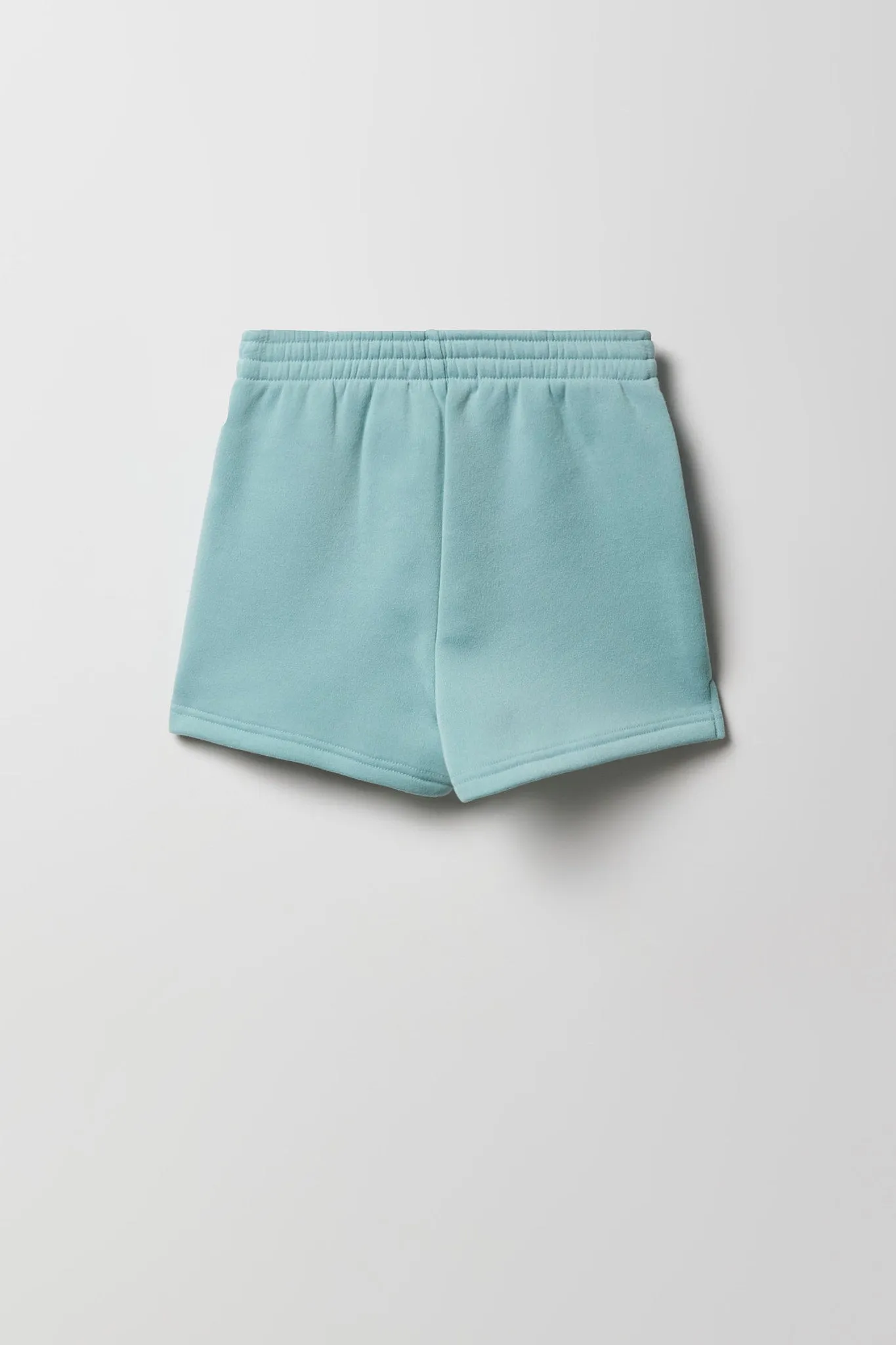 Ensemble avec haut à capuchon en molleton imprimé et short pour fille