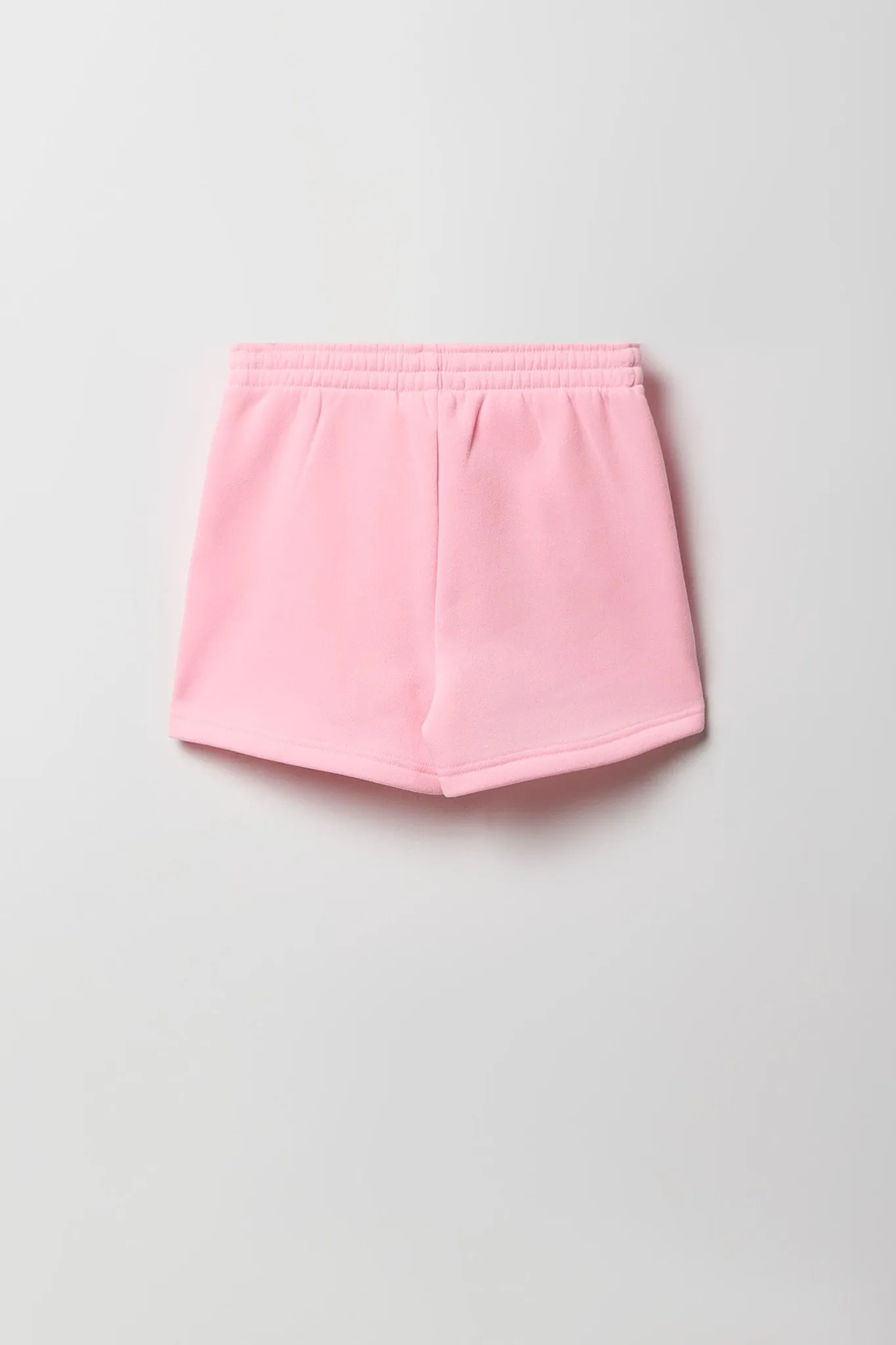 Ensemble avec haut à capuchon en molleton imprimé et short pour fille