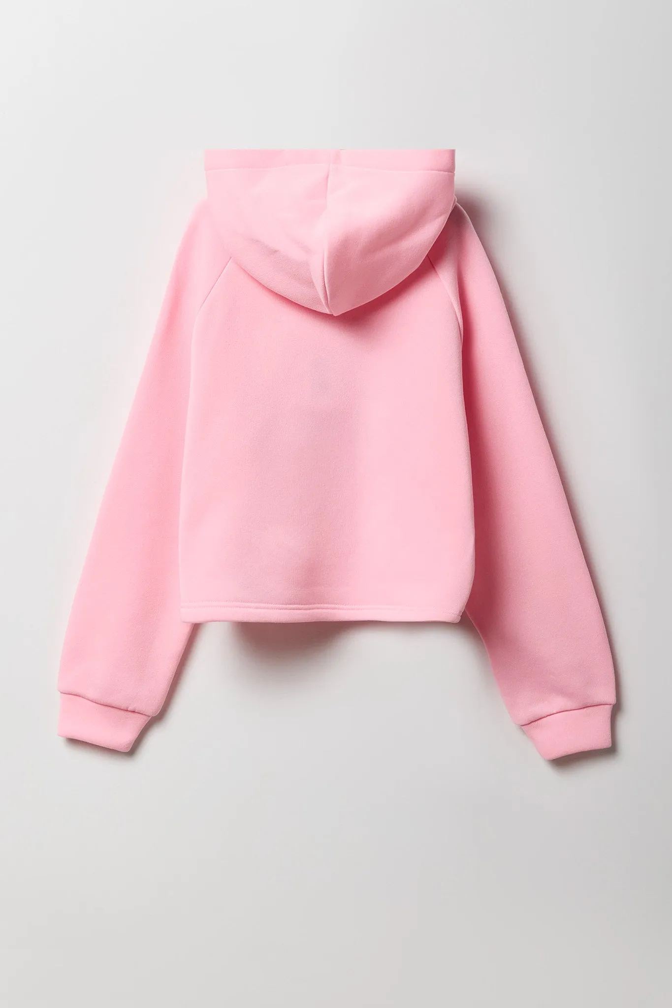 Ensemble avec haut à capuchon en molleton imprimé et short pour fille