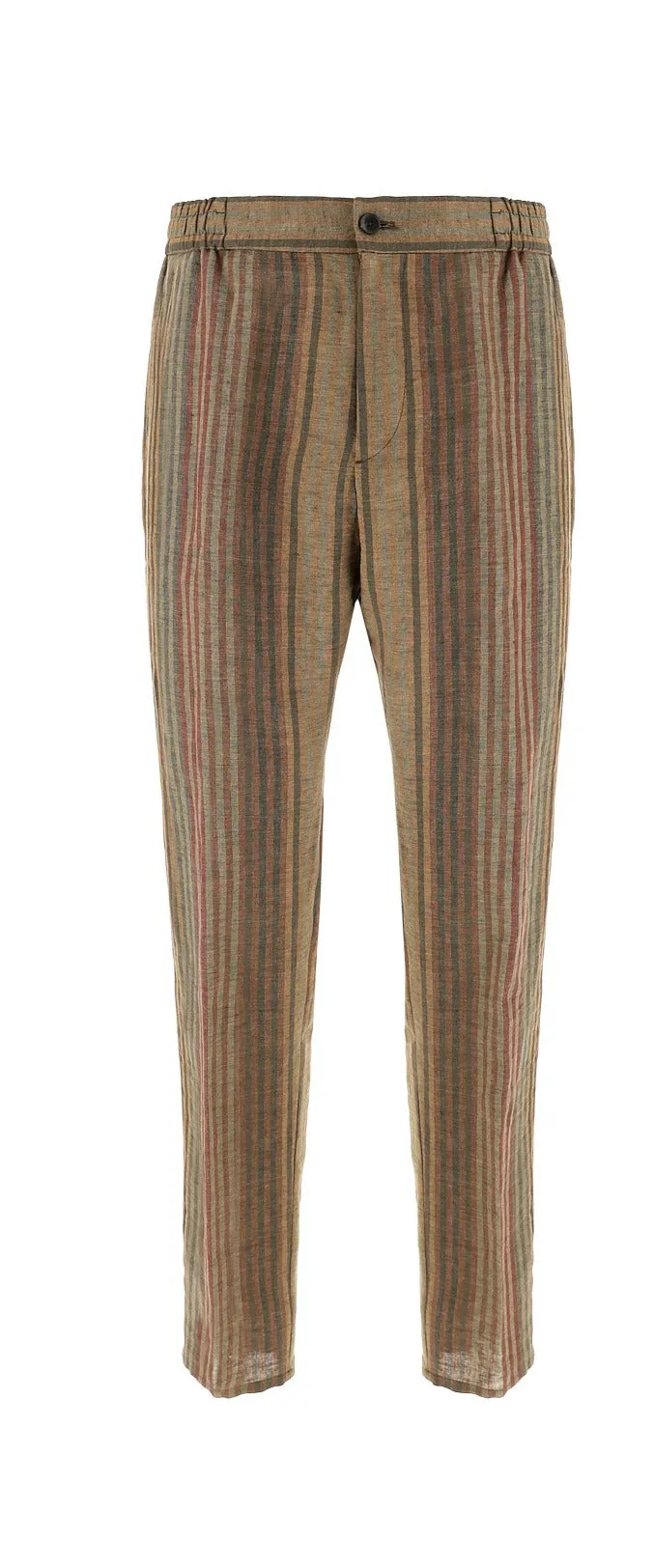 Etro Straight Leg Striped Pants