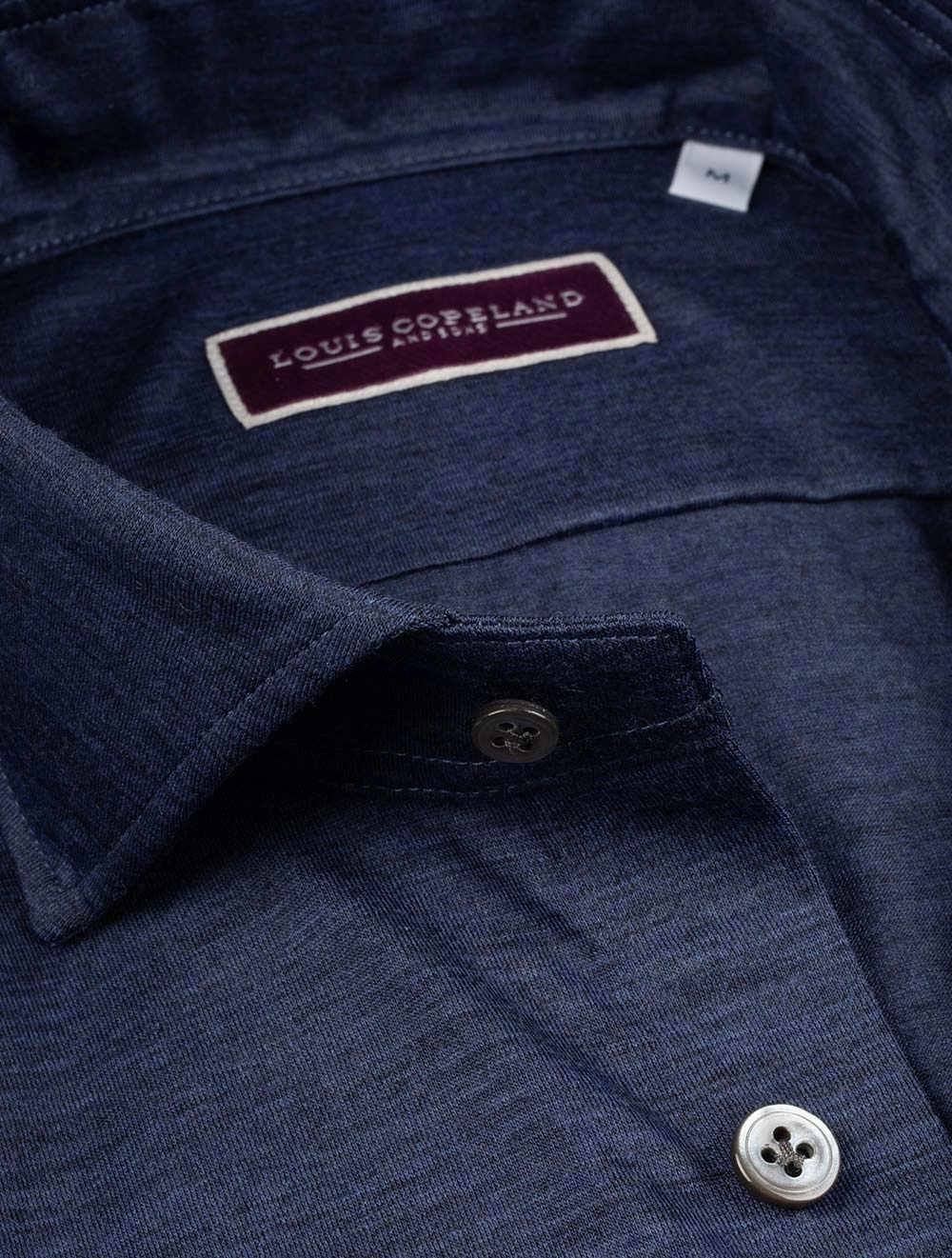 Fine Wool Shirt Blue