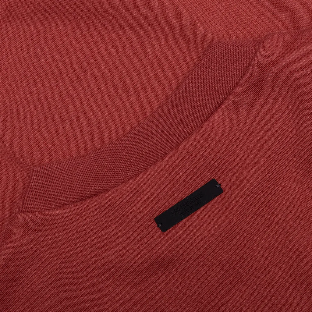 Fleece Crewneck - Crimson