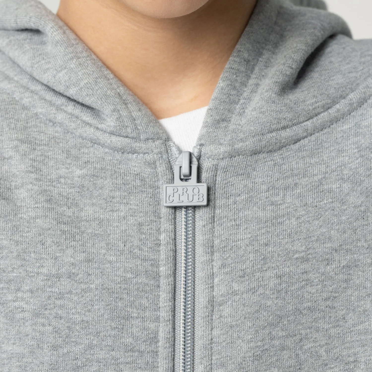 Fleece Zip Front Hoody - Youth