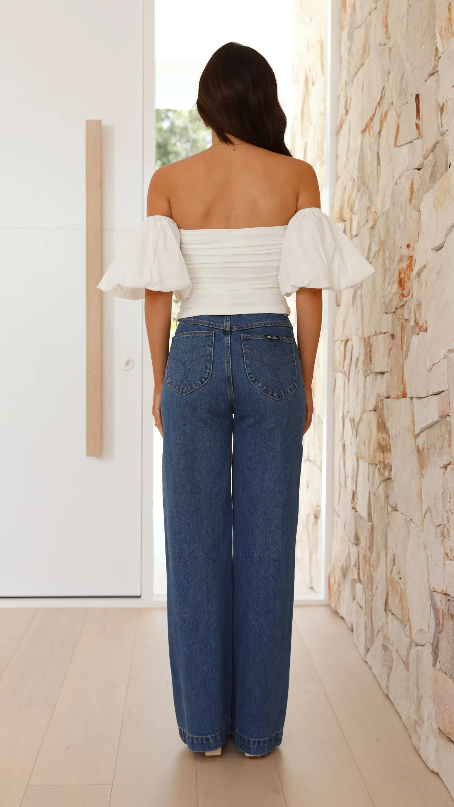 Florence Crop Top - White
