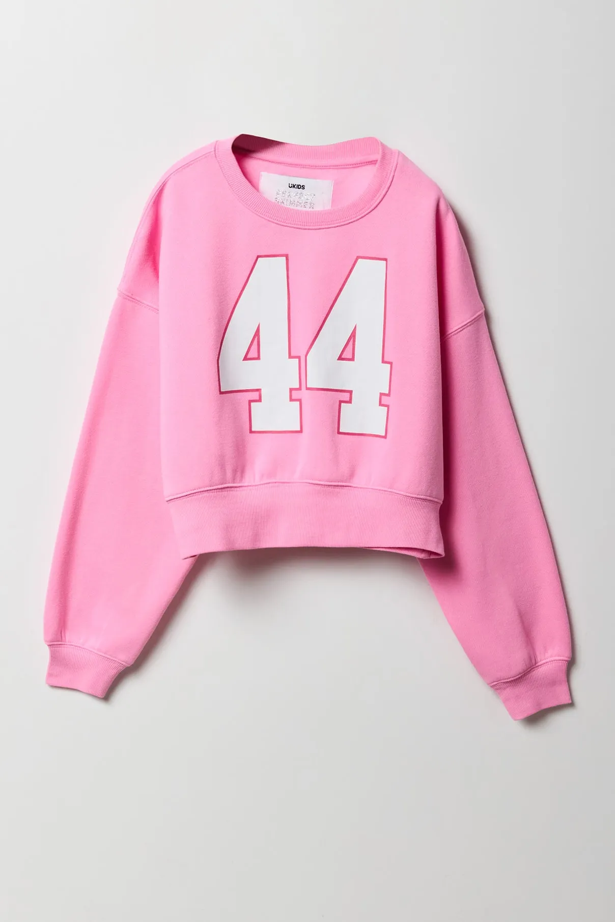 Girls 44 Graphic Fleece Sweatshirt