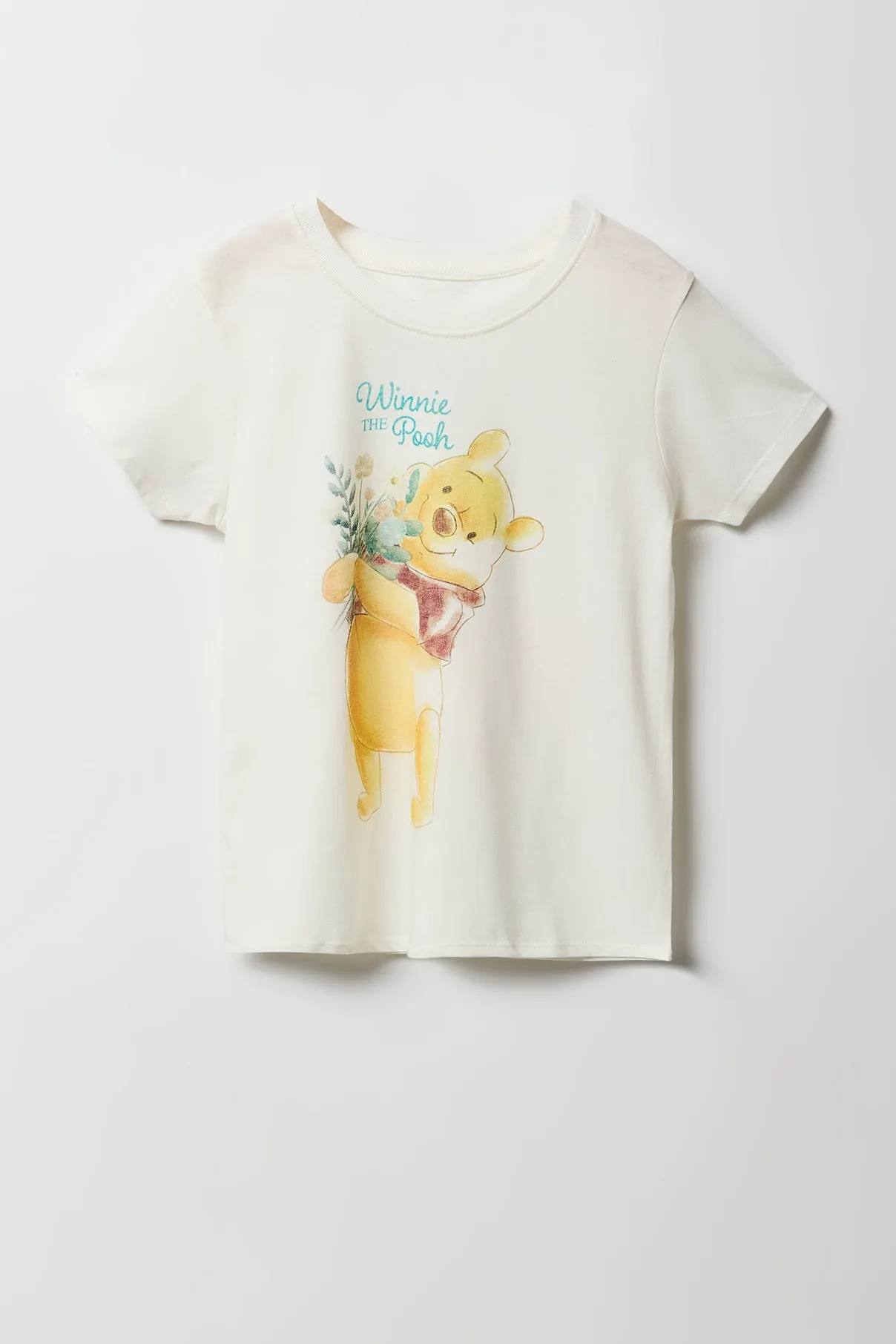 Girls Pooh Bear Graphic T-Shirt