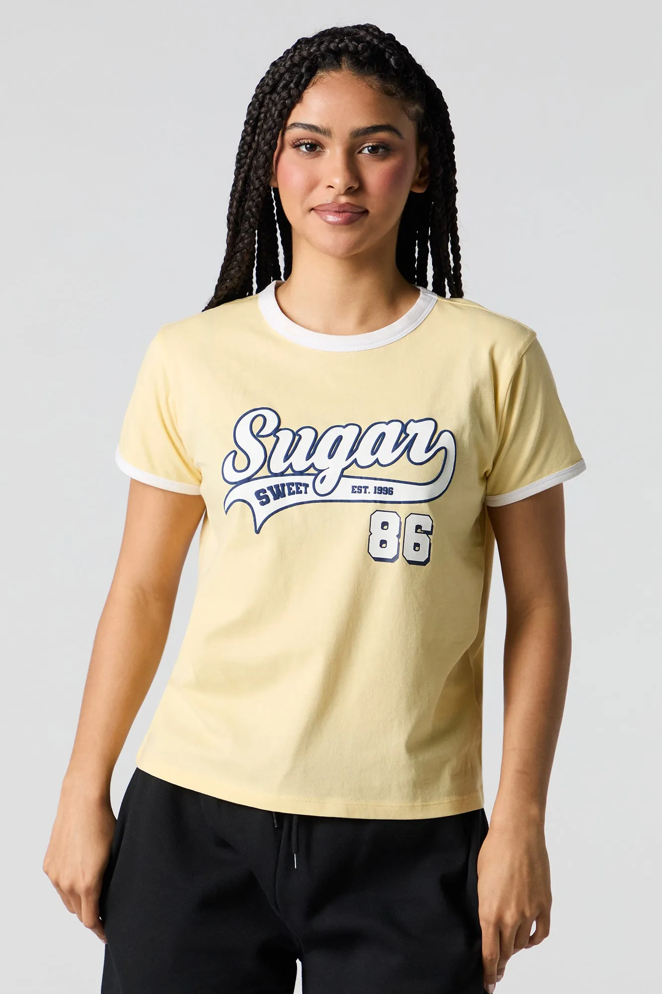 Graphic Ringer T-Shirt