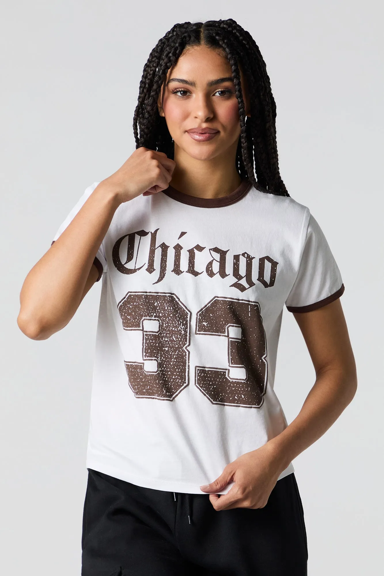 Graphic Ringer T-Shirt