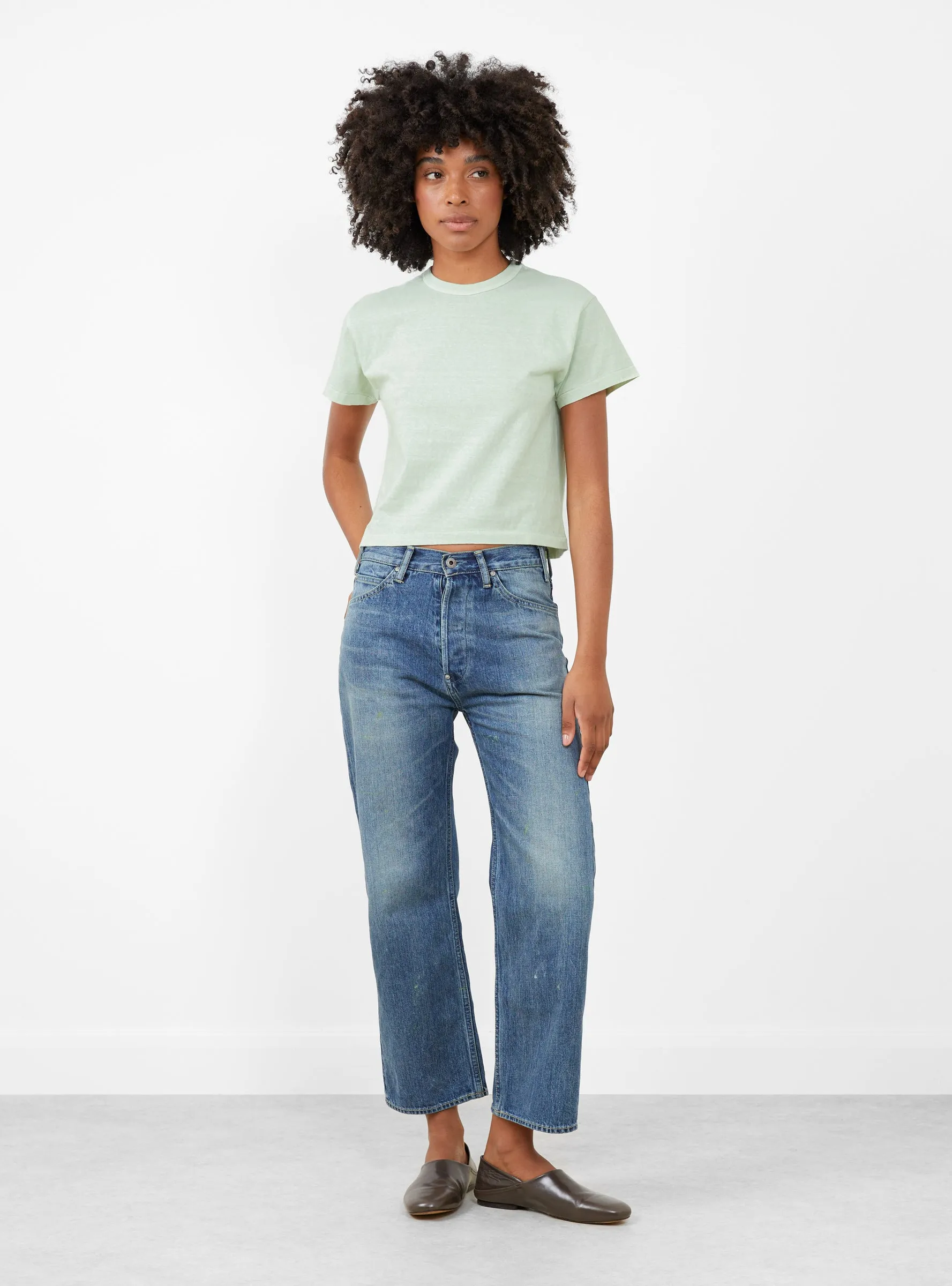 Hi'Aka Pigment Dye Shortsleeve T-Shirt Sea Foam