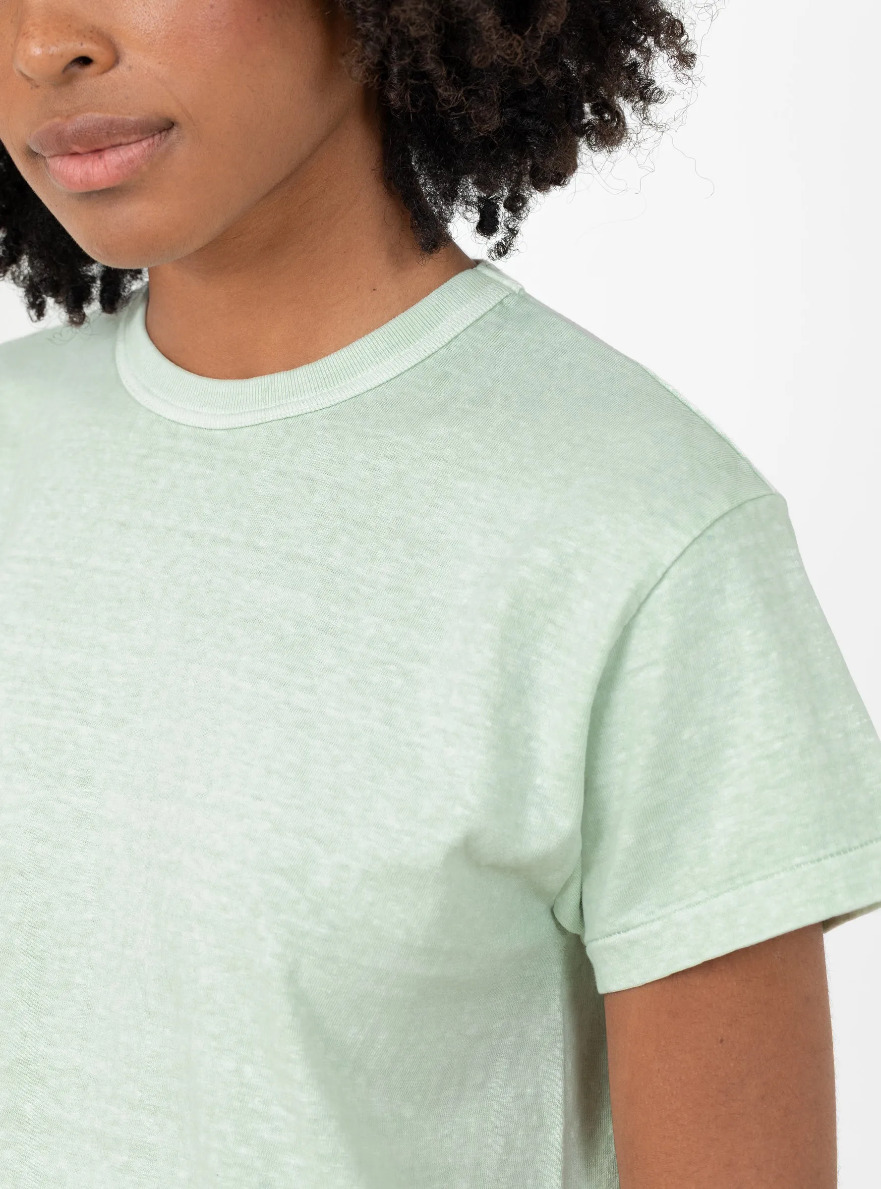 Hi'Aka Pigment Dye Shortsleeve T-Shirt Sea Foam