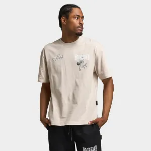 Hoodrich Rite Oversized Graphic T-Shirt Silver Grey / White - Monument