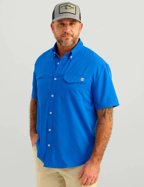 Huk Tide Point Short Sleeve Button-Down