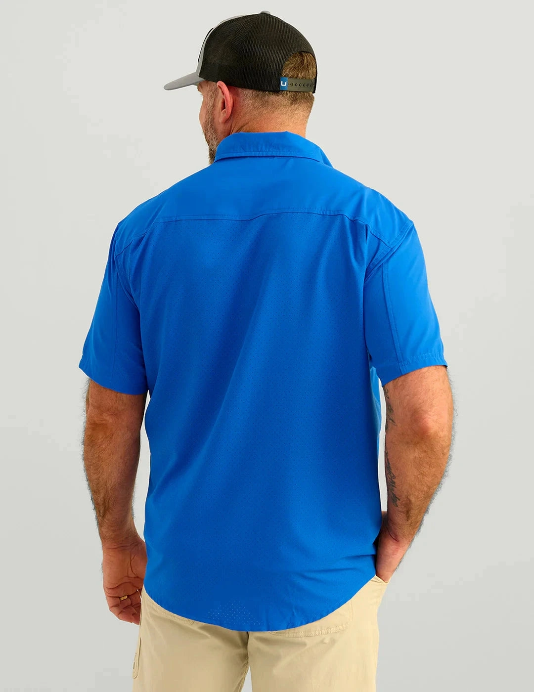 Huk Tide Point Short Sleeve Button-Down
