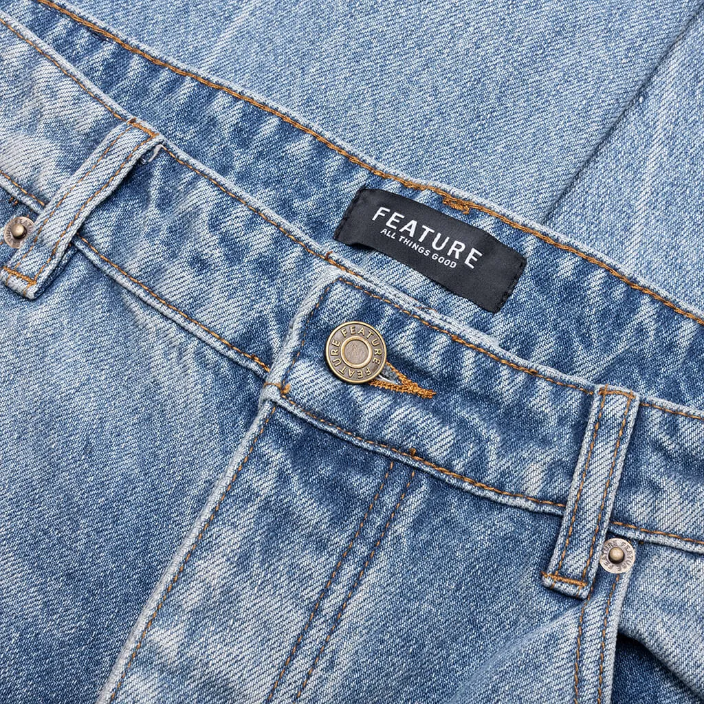 Jacob Tapered Denim - Vintage Med Blue