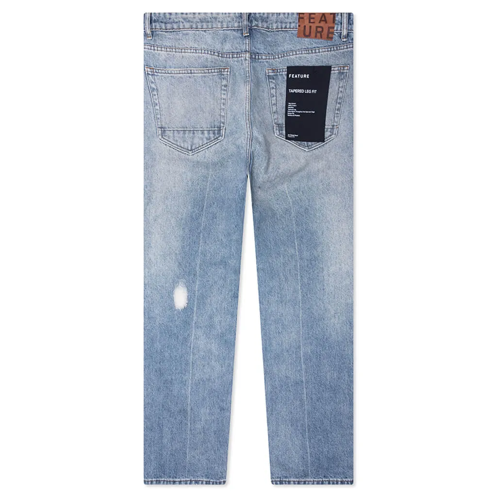 Jacob Tapered Denim - Vintage Med Blue