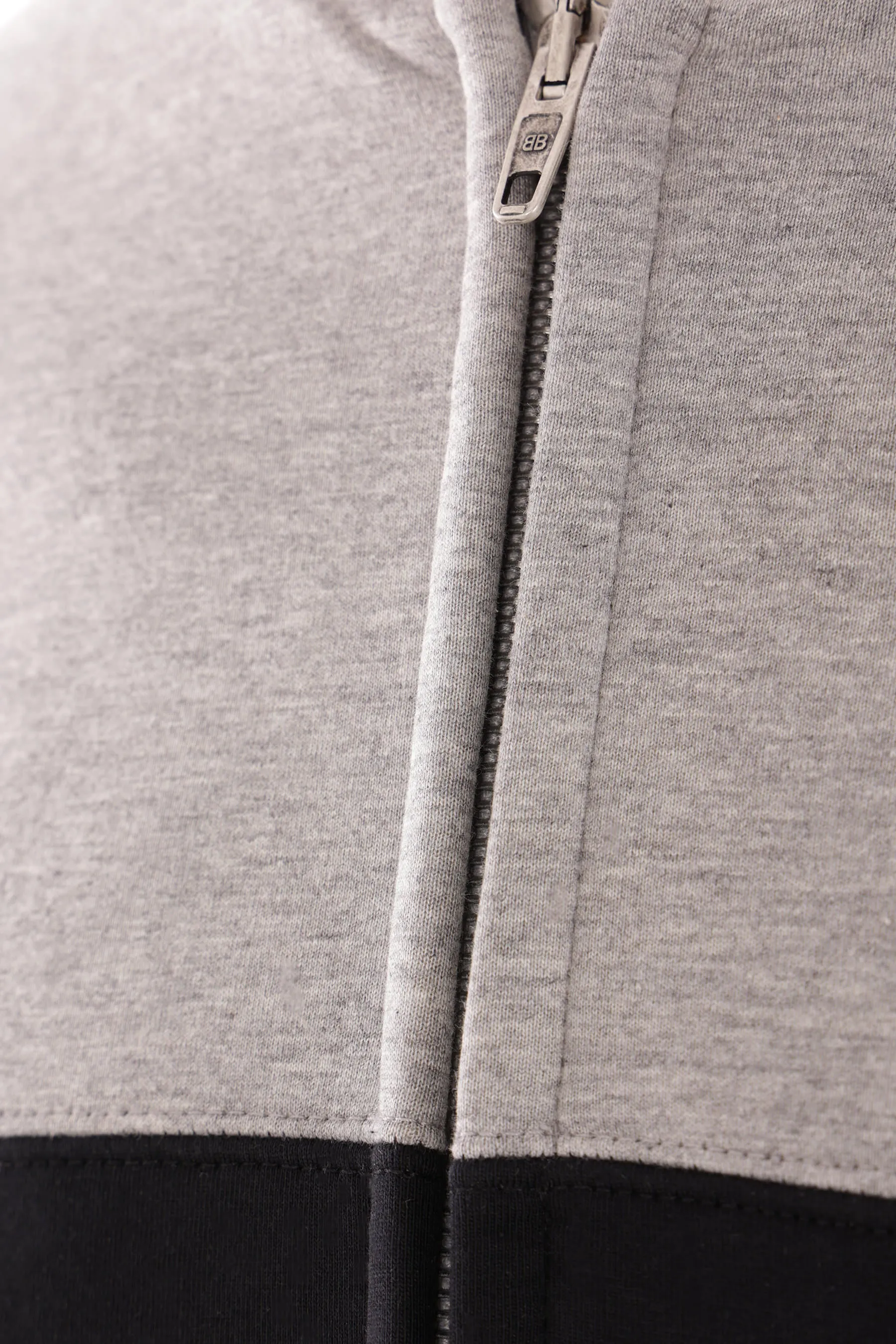 jersey full-zip hoodie