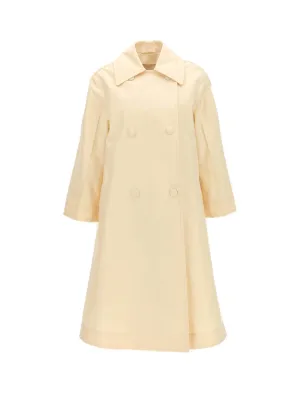 Jil Sander Double Breasted Trench Coat