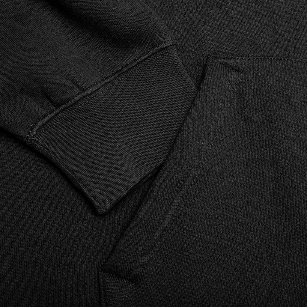 Jumbo Wordmark Hoodie - Black