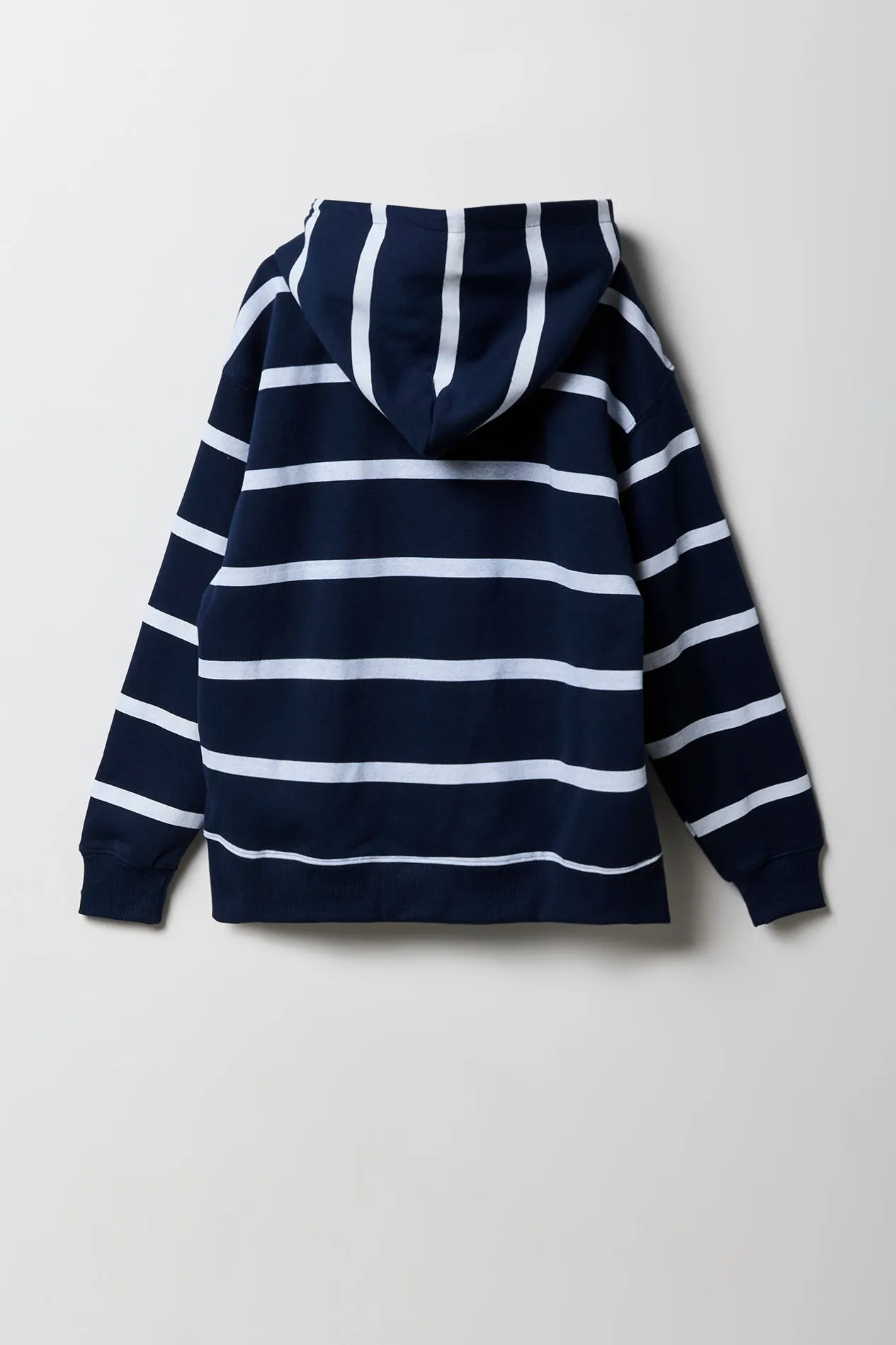 Kids Striped Fleece Hoodie