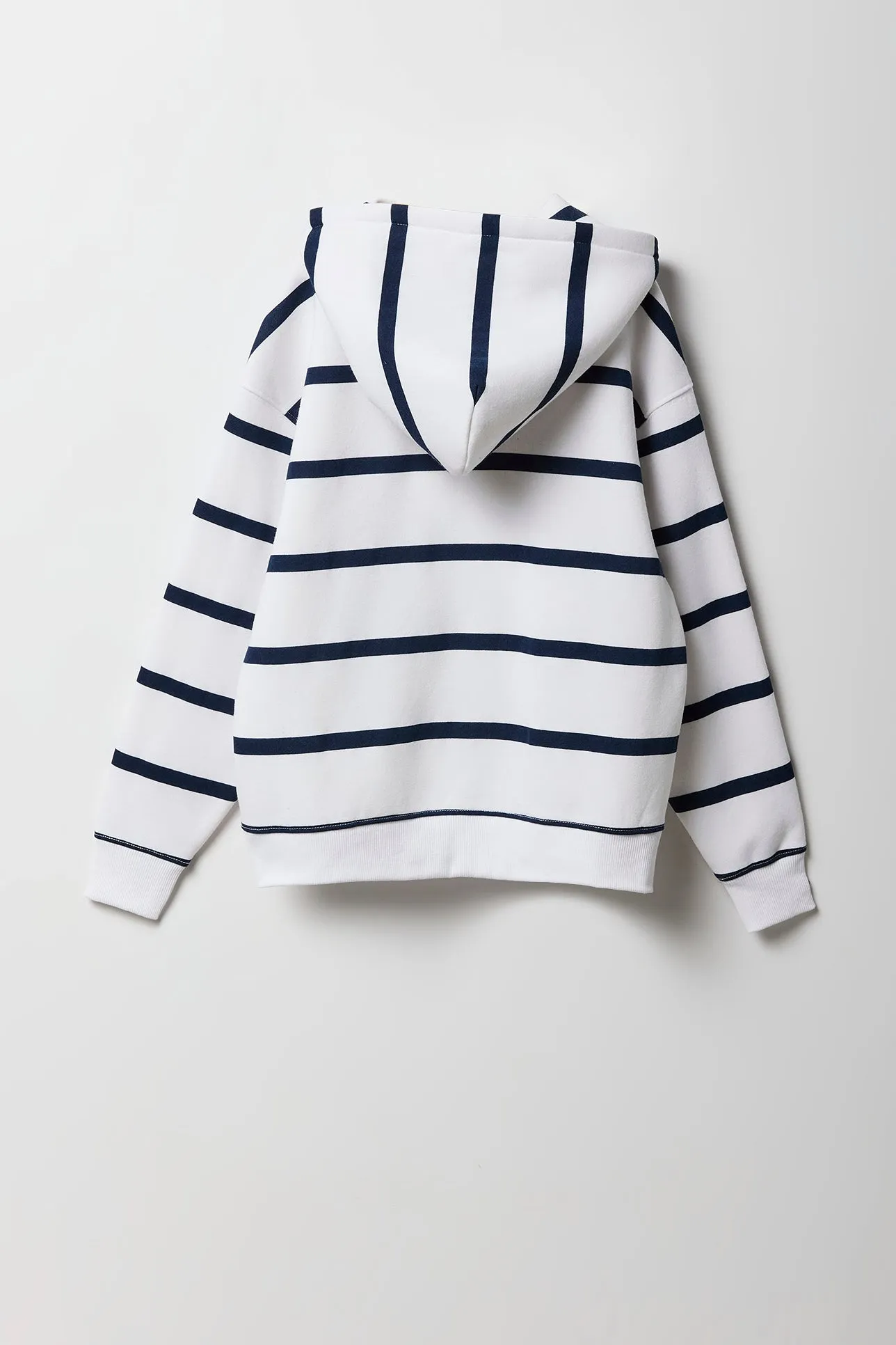 Kids Striped Fleece Hoodie
