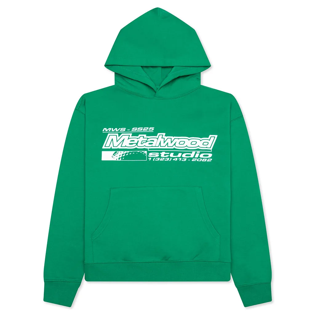 La Brea Shop Hooded Sweatshirt - Green