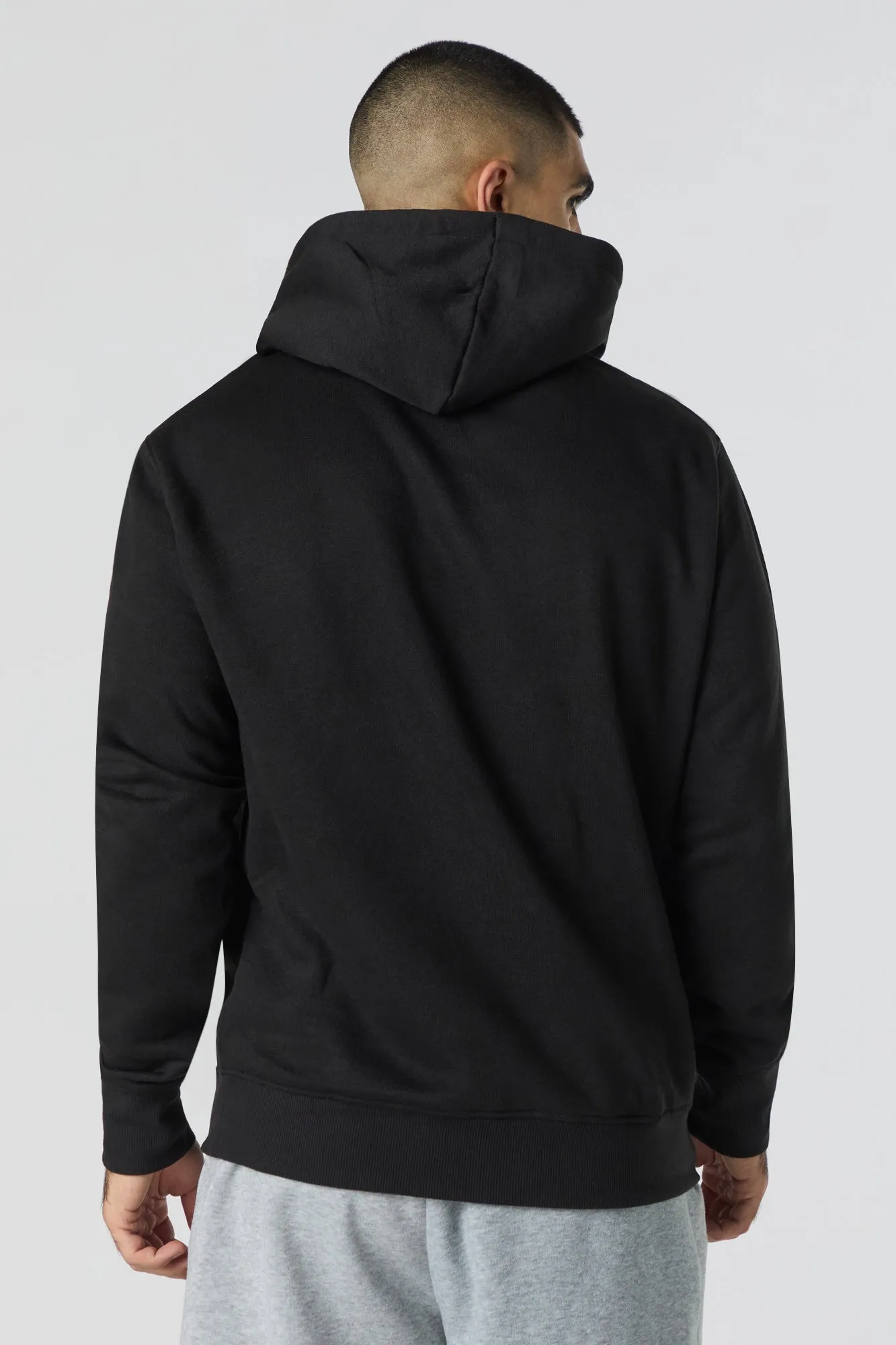 Las Vegas Raiders Flocked Print Fleece Hoodie