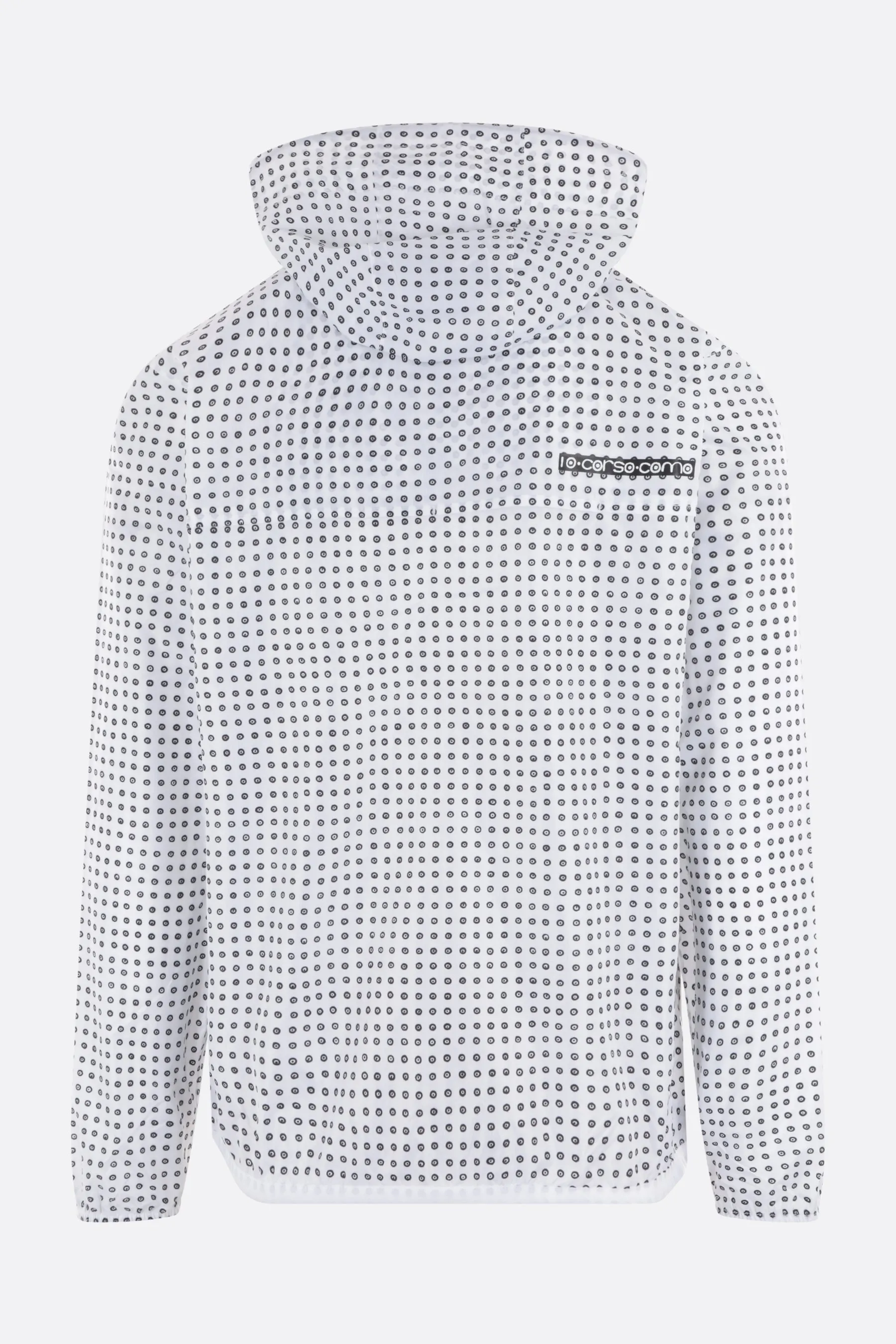 Le Vrai 3.0 Claude logo printed nylon waterproof jacket