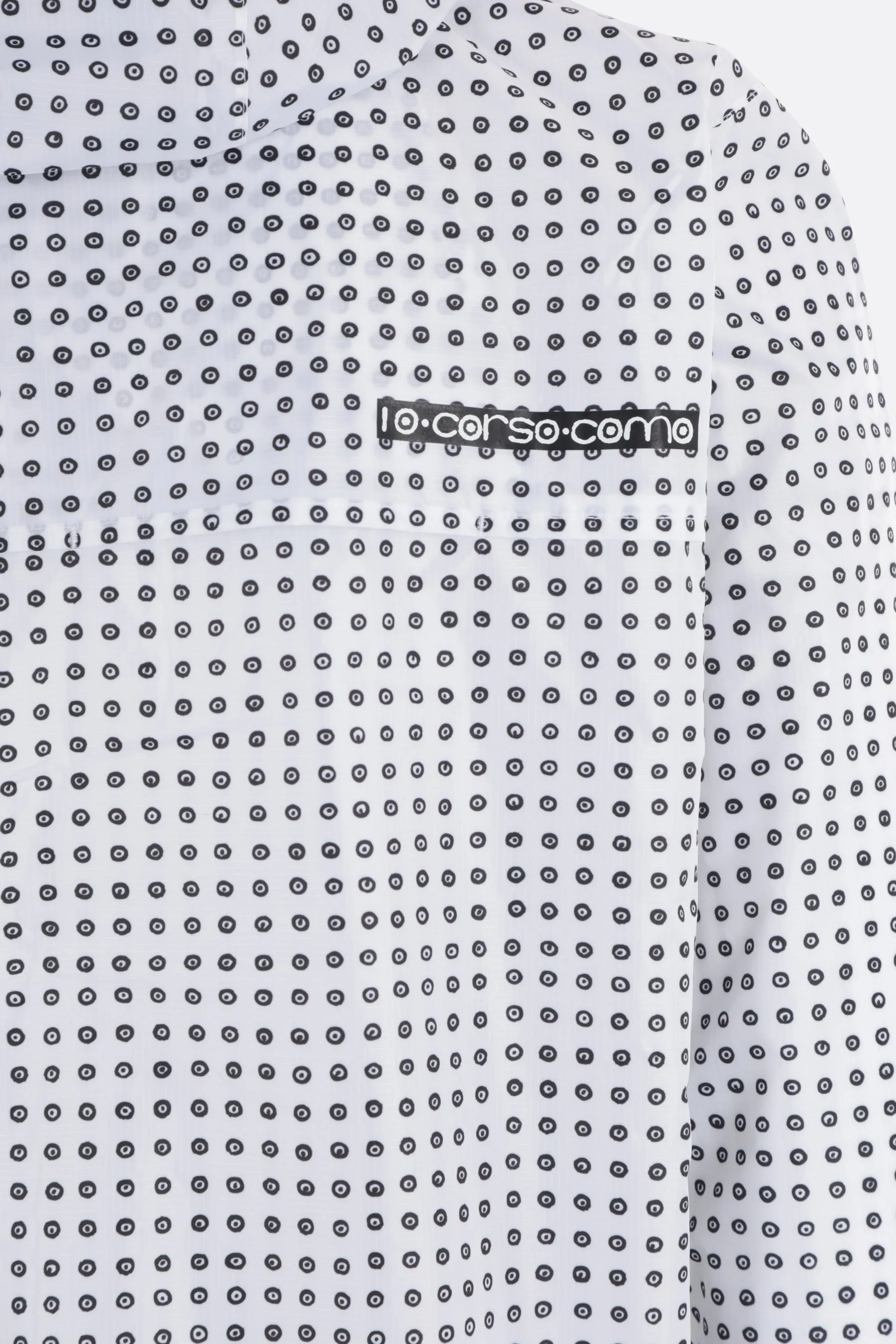 Le Vrai 3.0 Claude logo printed nylon waterproof jacket