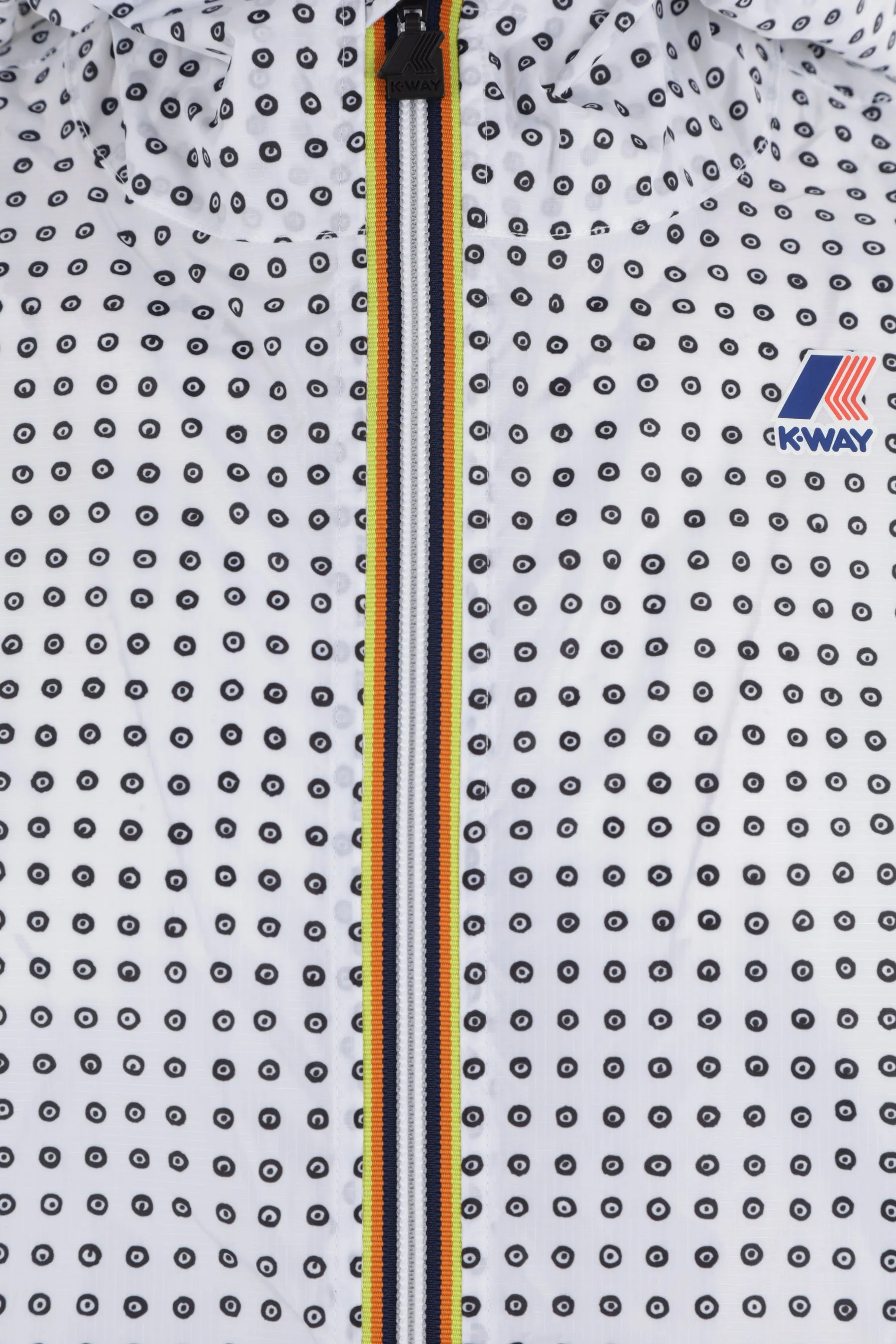 Le Vrai 3.0 Claude logo printed nylon waterproof jacket