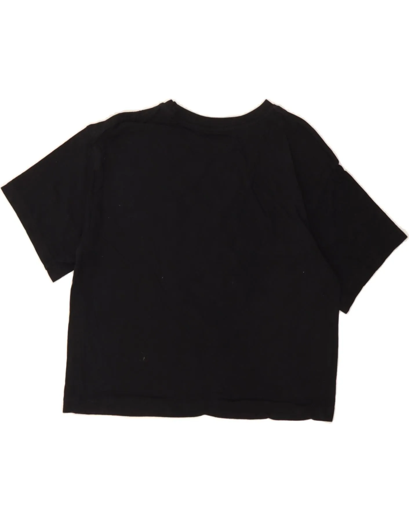 LEVI'S Girls Crop Graphic T-Shirt Top 13-14 Years XL Black Cotton